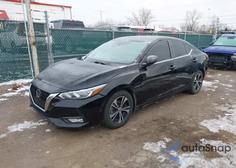 2021 Nissan Sentra Sv Xtronic Cvt z USA, uszkodzony, nr VIN 3N1AB8CV9MY210941